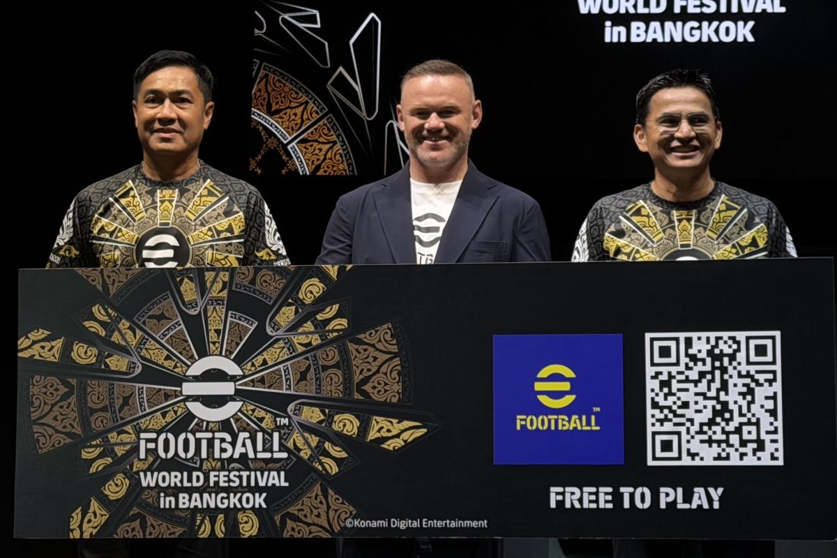 eFootballの祭典がバンコクで開催　ルーニー登場でファン熱狂