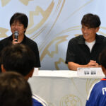 「三笘と久保がいたらブラジルに勝てましたか？」“子ども記者”から直球質問連発…宮本恒靖会長＆名波浩さんがイベント登壇