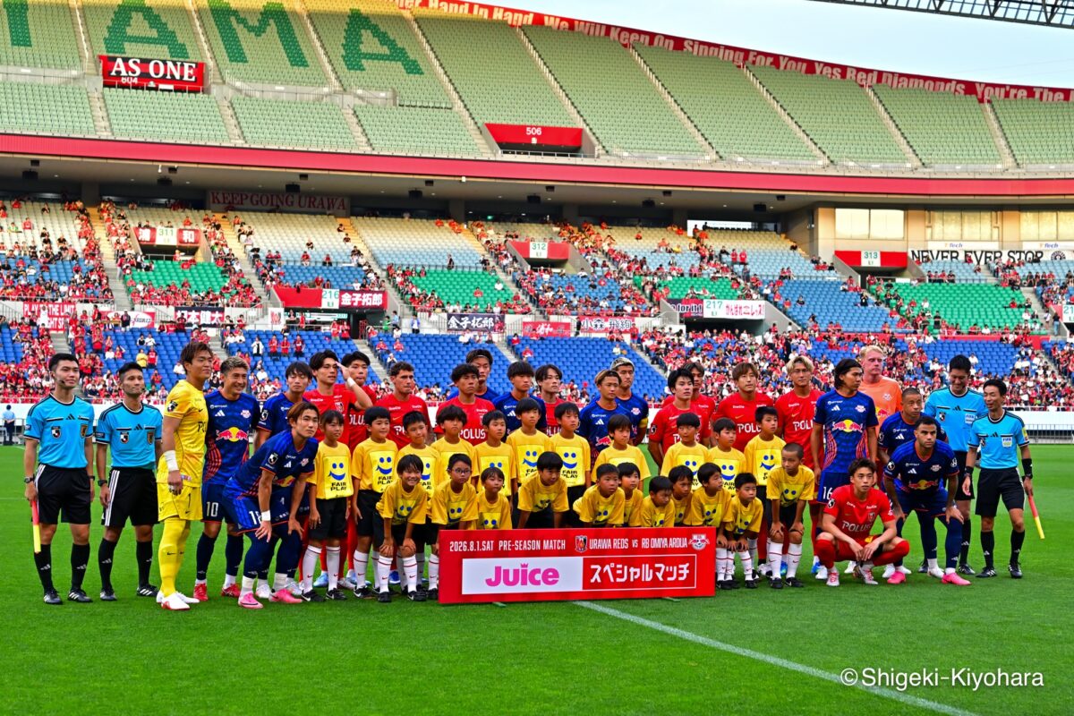 【写真ギャラリー】2026.8.1 Juiceスペシャルマッチ 浦和レッズ 2ー2 RB大宮アルディージャ