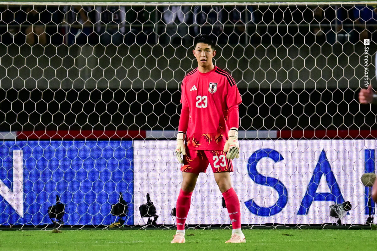 「見える景色が普段とは……」GK早川友基、ウルグアイ攻勢も好セーブ連発で勝ち越し許さず「状況判断の部分はやれていた」