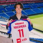 デビューなるか…リヨンの中村敬斗が会見、クラブOBの“FKの魔術師”を挙げ「本当に大好きだった」