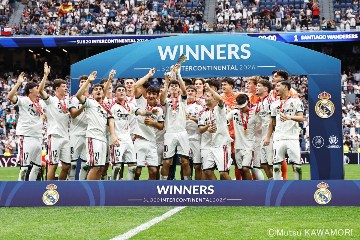 【写真ギャラリー】2026.9.19 U20インターコンチネンタルカップ レアル・マドリードU20 3－1 サンティアゴ・ワンダラーズU20