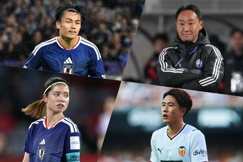 上田綺世、黒田剛監督、長谷川唯、佐藤龍之介