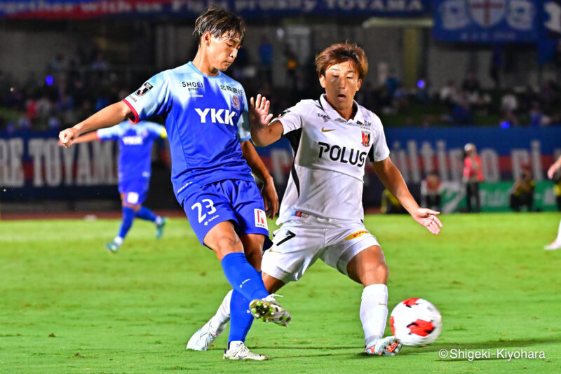 20260929 ルヴァン杯 Toyama vs Urawa Kiyohara69(s)
