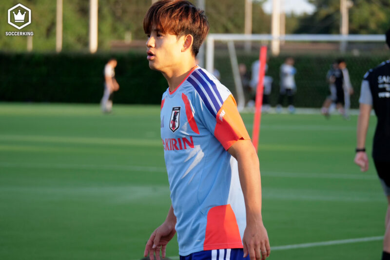 Japan national football team player Takefusa Kubo announces marriage; team begins preparations for next match